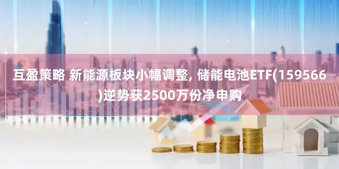 互盈策略 新能源板块小幅调整, 储能电池ETF(159566)逆势获2500万份净申购